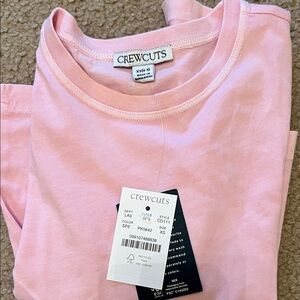 Crewcuts Pale Pink Long Sleeve Tee